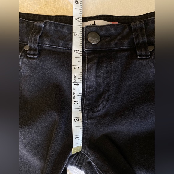 CAbiđź‘–Super Skinny Perfect Stretch Skinny Jeans SZ 4 in Faded Black #3044 - Picture 10 of 15